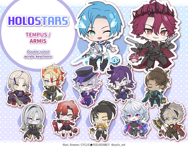 HOLOSTARS EN Tempus/Armis | charms & stickers