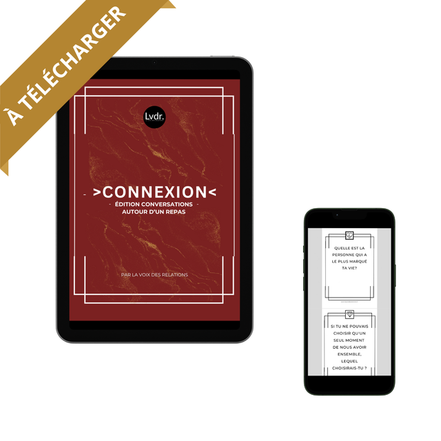 Jeu Connexion - Édition conversations autour d&#039;un repas (71 questions à télécharger)