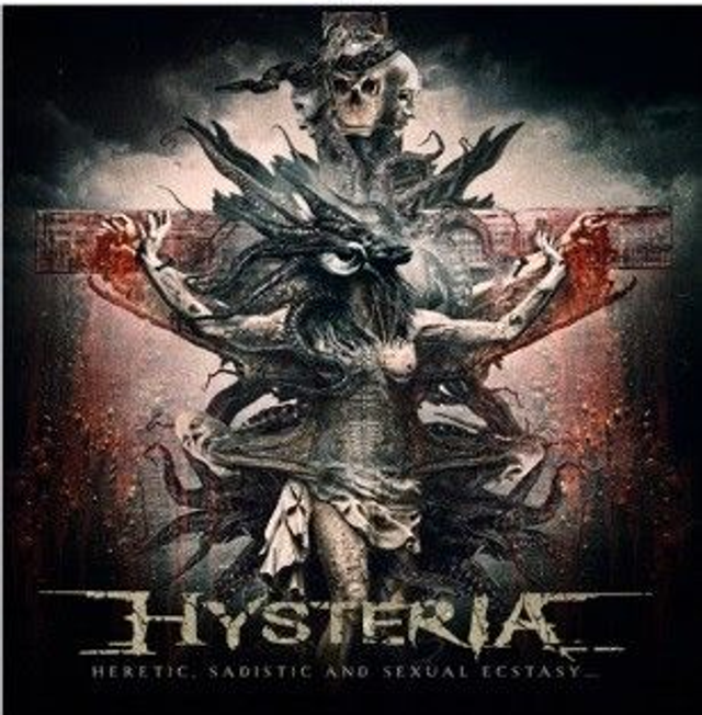 HYSTERIA - Heretic, Sadistic And Sexual Ecstasy - LP Marbré
