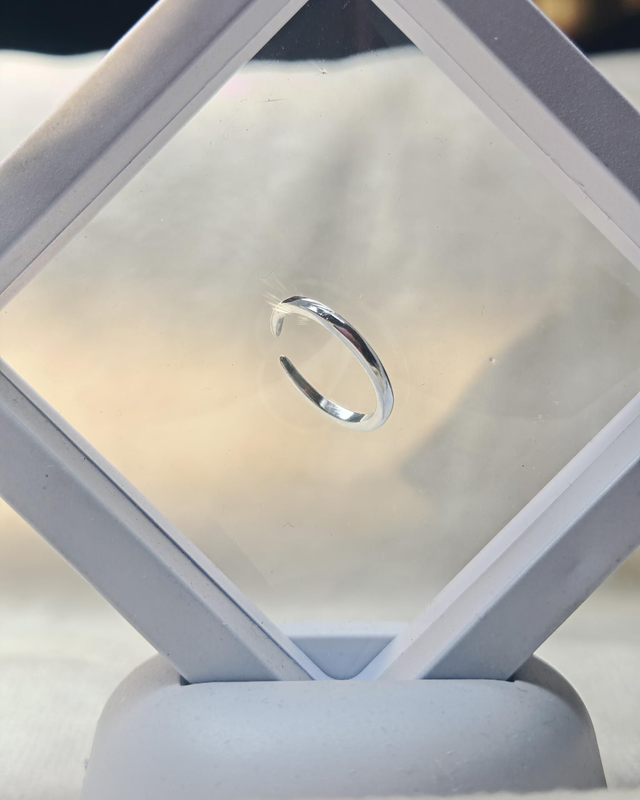 Teenring Stainless Steel zilverkleur