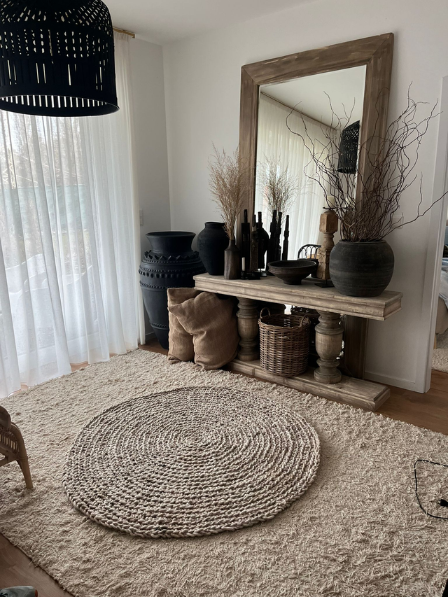 Horgolt gyapjú szőnyegek