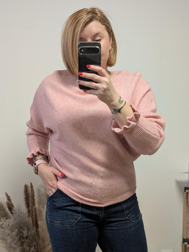 Pull Margaux rose pâle 