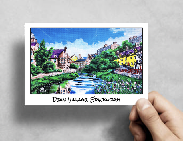 X10 Postcards - Dean Village, Edinburgh (40p per unit)