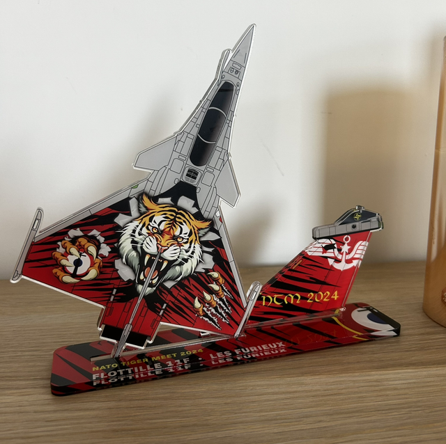 Rafale NTM 2024 Flottille 11F en acrylique