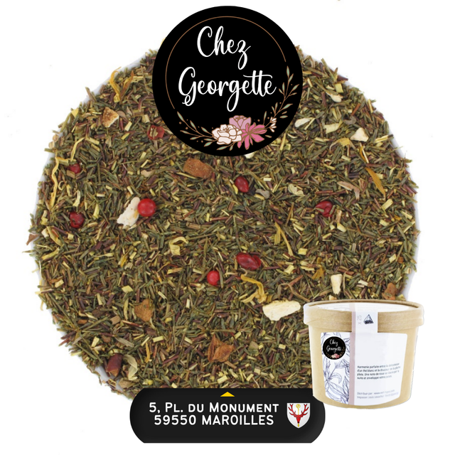 ROOIBOS PÊCHÉ  MIGNON Bio - Pot de 25 infusettes