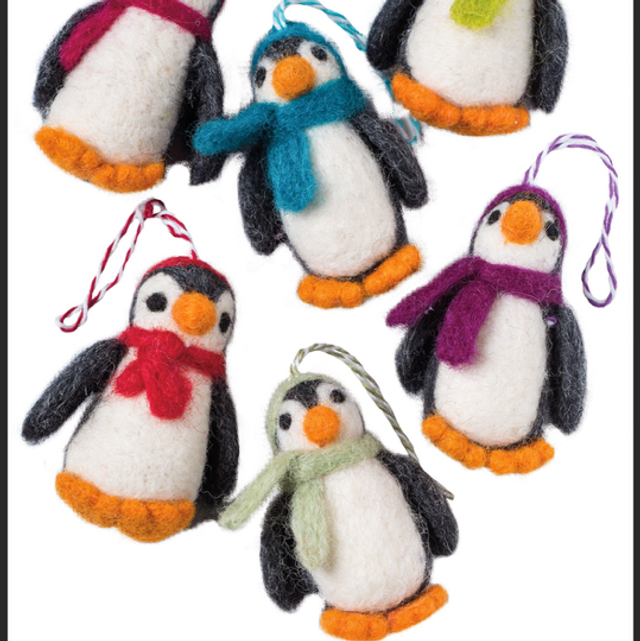 Felt Scarf Penguin