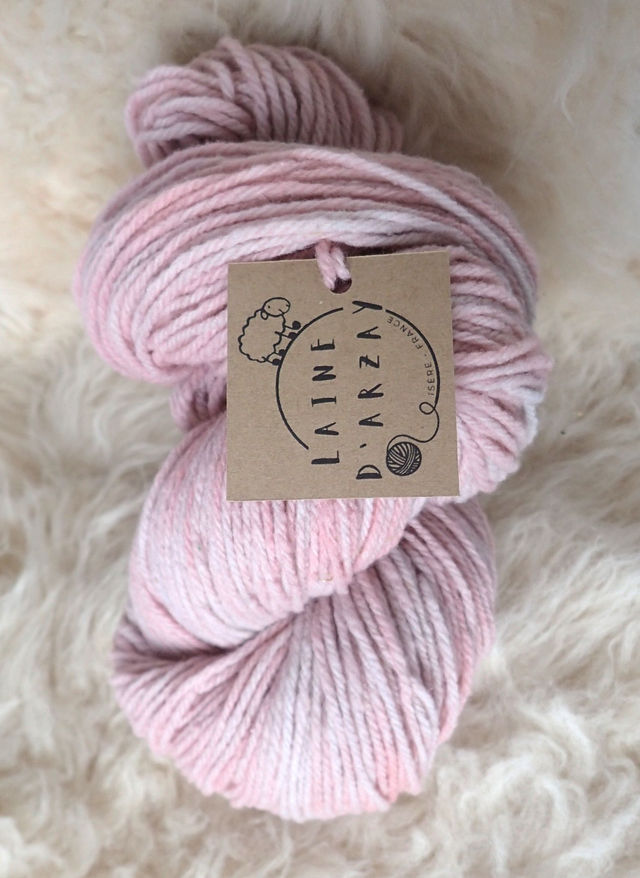 Echeveau coloré laine mérinos 100g