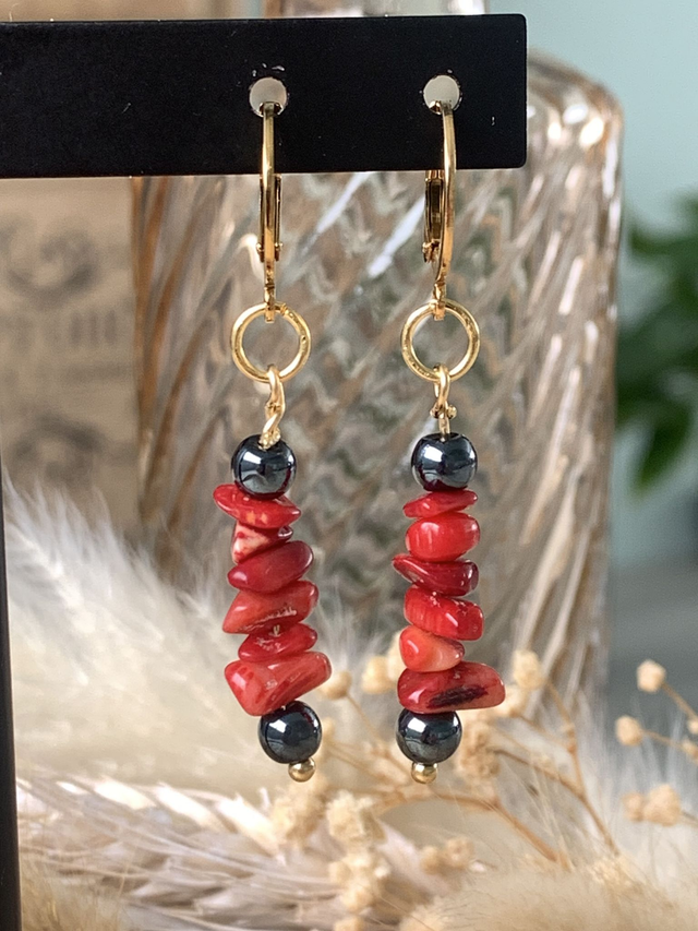 Boucles d'oreilles Coralya
