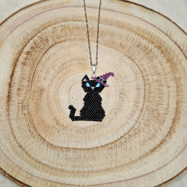 Pendentif Chat Noir