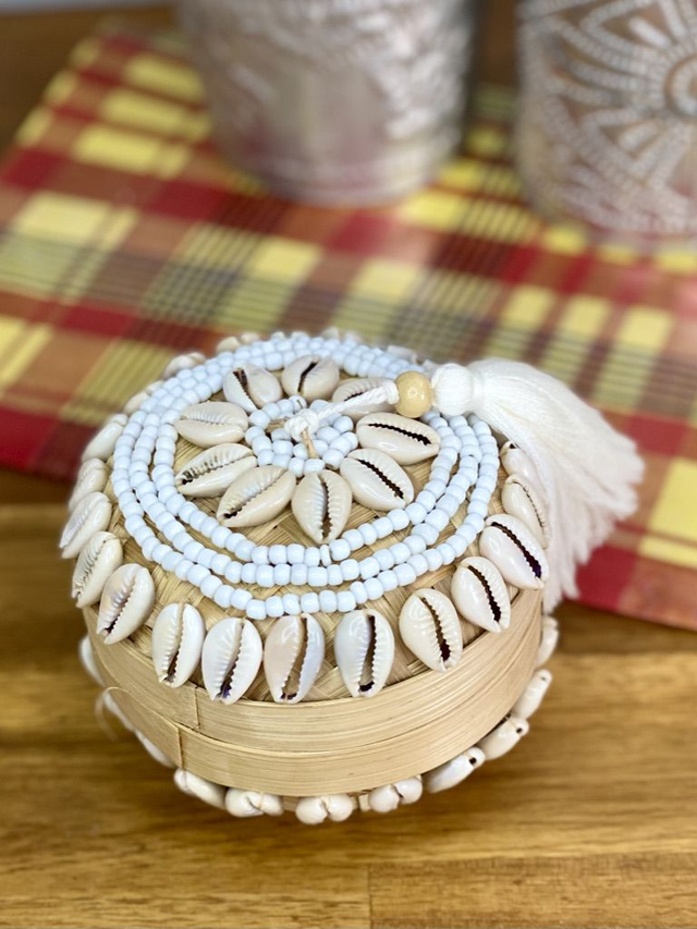 Boîte Ronde en Bambou - 10 cm