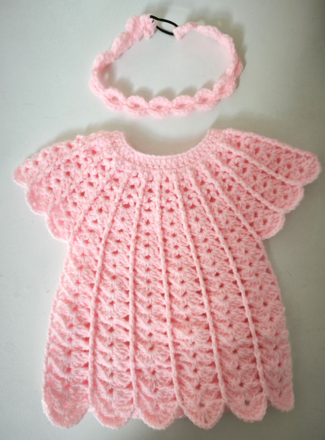 Top rose 6-9 mois + head-band 