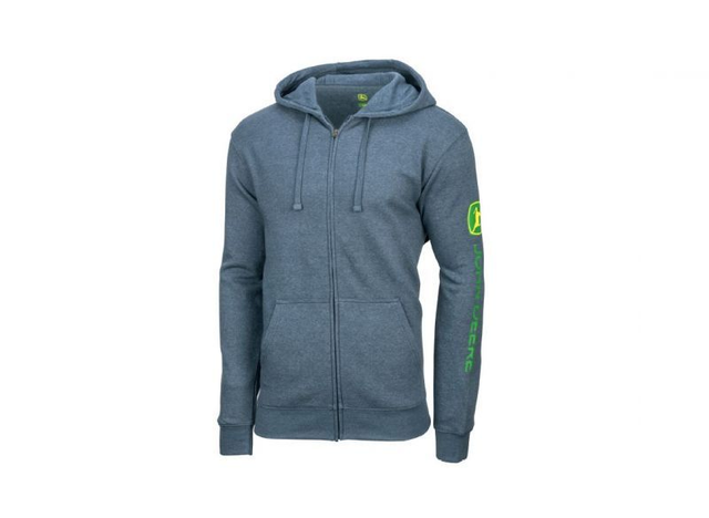 John Deere Kapuzenjacke aus Fleece
