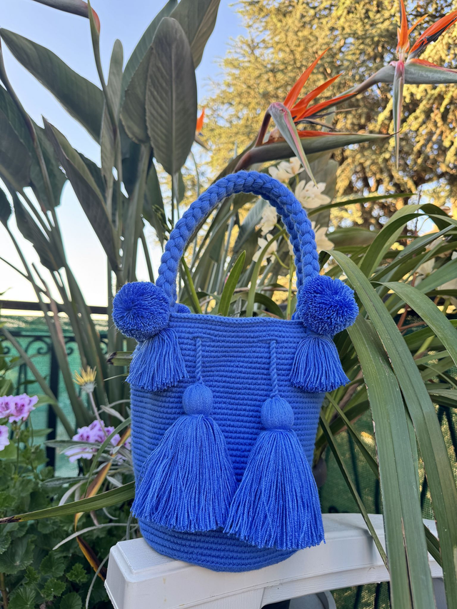 Borsa Quinoto Blu Jeans M