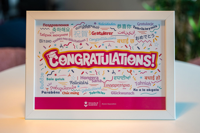 Congratulations! Graduation print