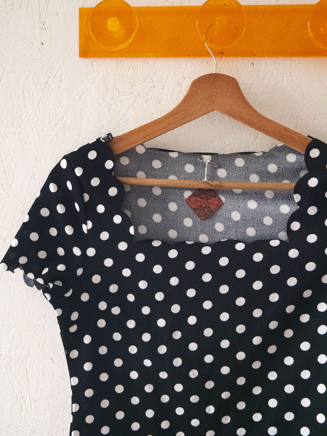 Haut à pois_taille 34/36