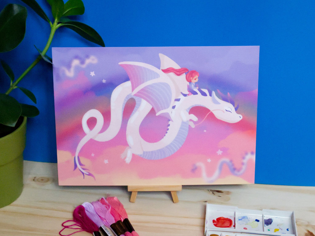 À dos de dragon · A4