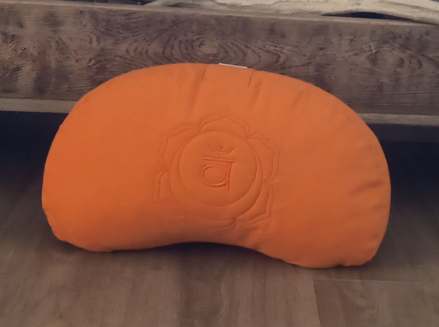 Coussin demi-lune de yoga