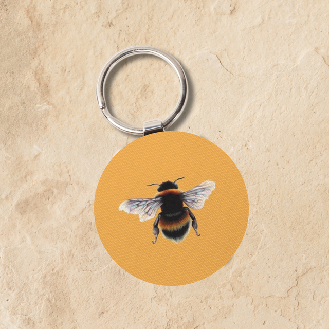 Porte clés en cuir - Bourdon