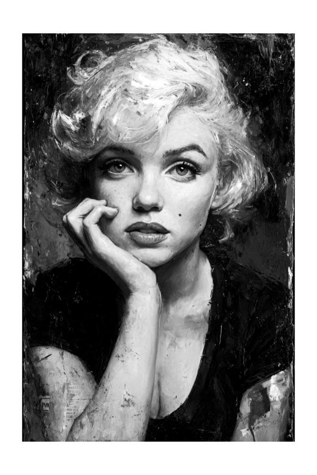 Marilyn Monroe Movies Art Print