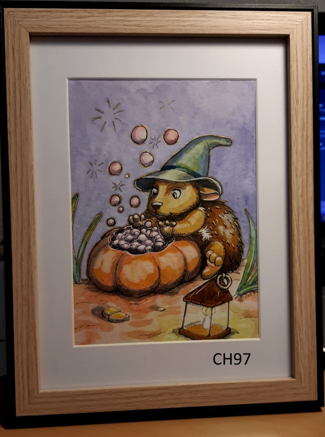 CH97 choupisson d'Halloween  encadré