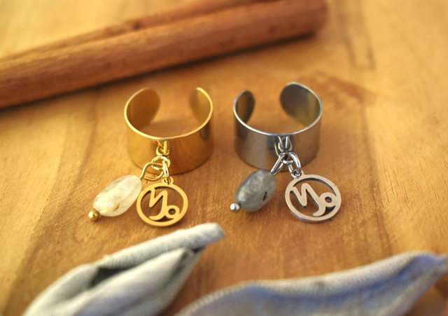 Bague Astro Capricorne – Discipline &amp; Persévérance