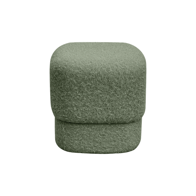 Tabouret retroplush vert