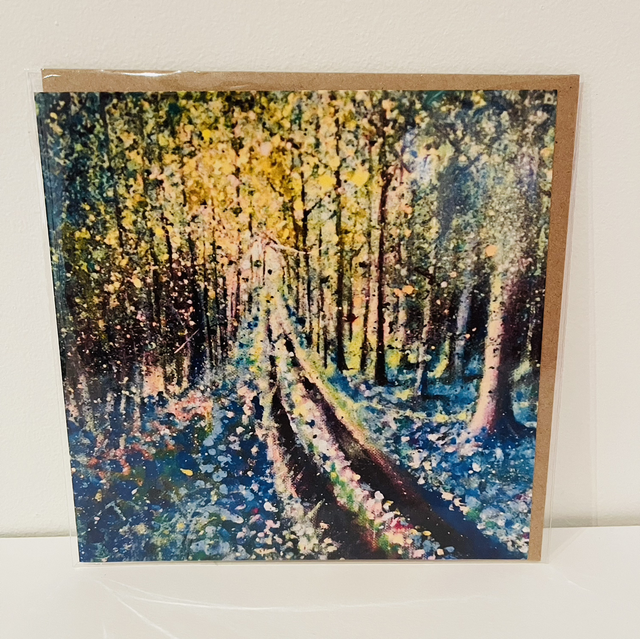 Greetings card- Bluebell Wood