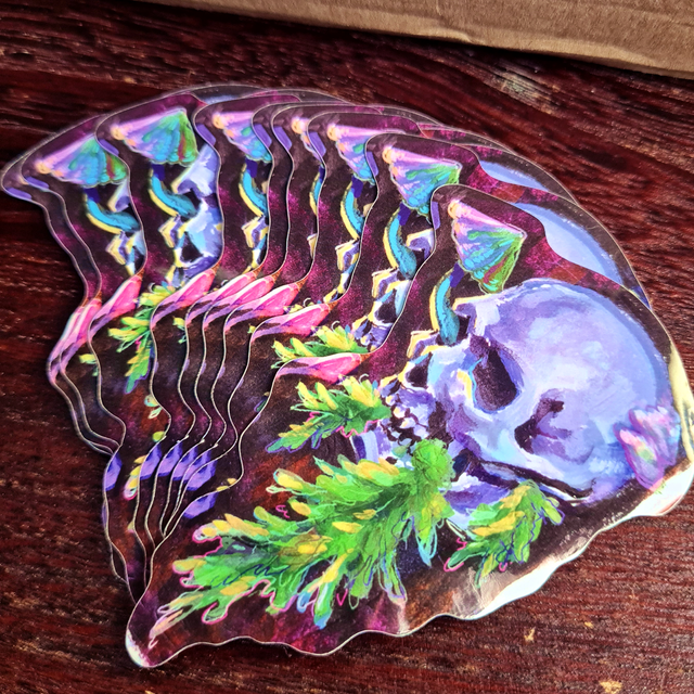 MushroomSkull Sticker