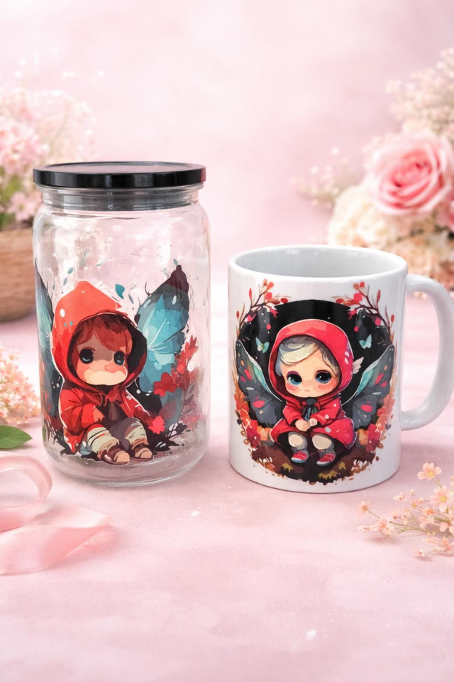 Mug et Verre à Paille Féérique