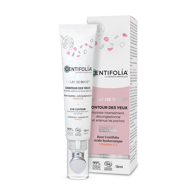 Contour des yeux - Eclat De Rose - 50ml / Centifolia - Hydrate intensément, décongestionne et atténue les poches