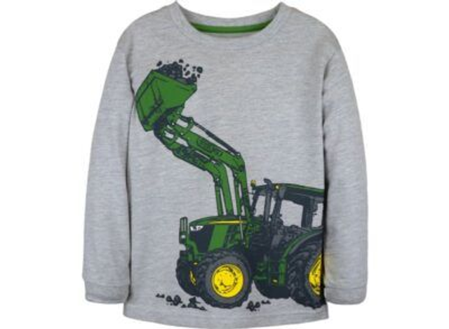 Sweatshirt für Kleinkinder mit Traktor mit Schaufel