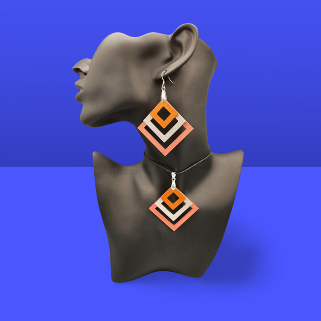 Parure TRI-SQUARE C/A/R