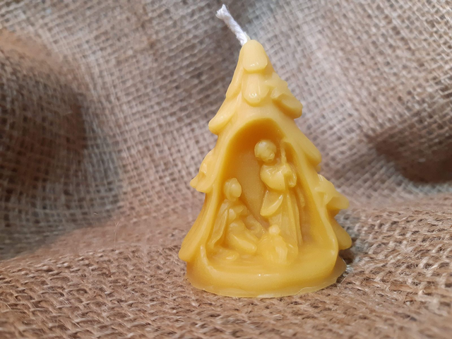 Betlém - svíčka ze včelího vosku