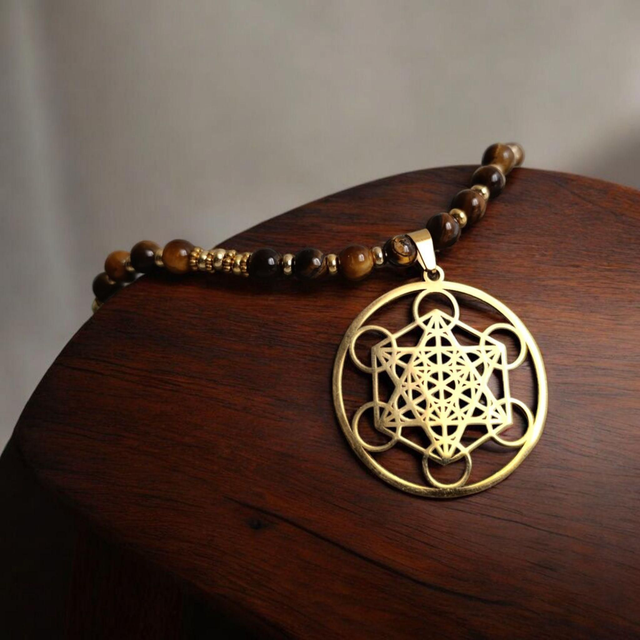 6)Collier Œil de tigre -- Confiance en soi et Protection