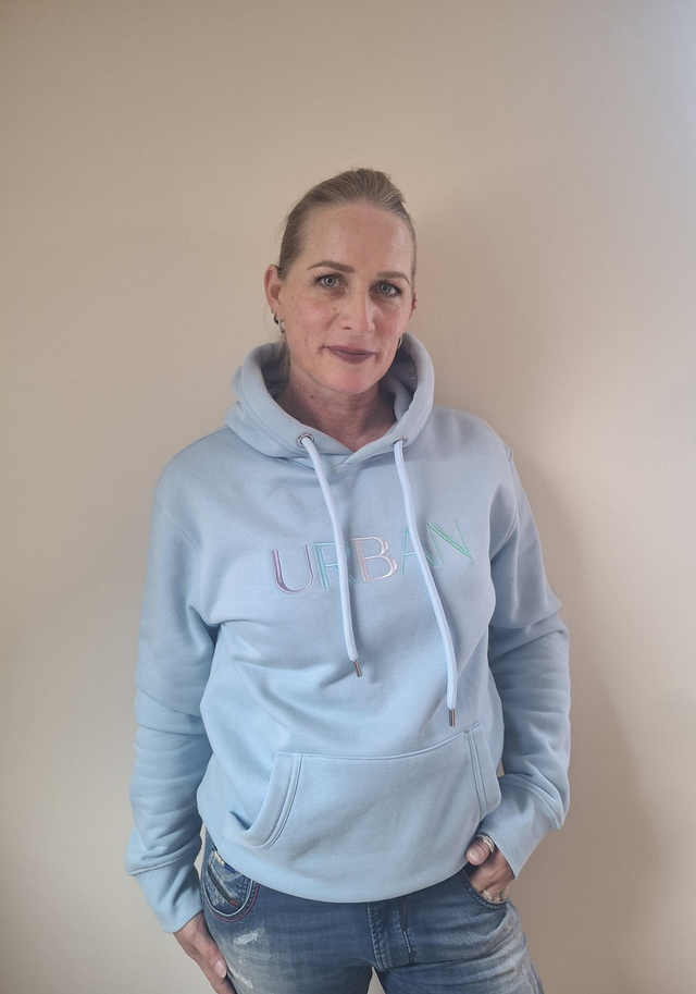 JAMAL URBAN BLUECOLOR HOODIE 