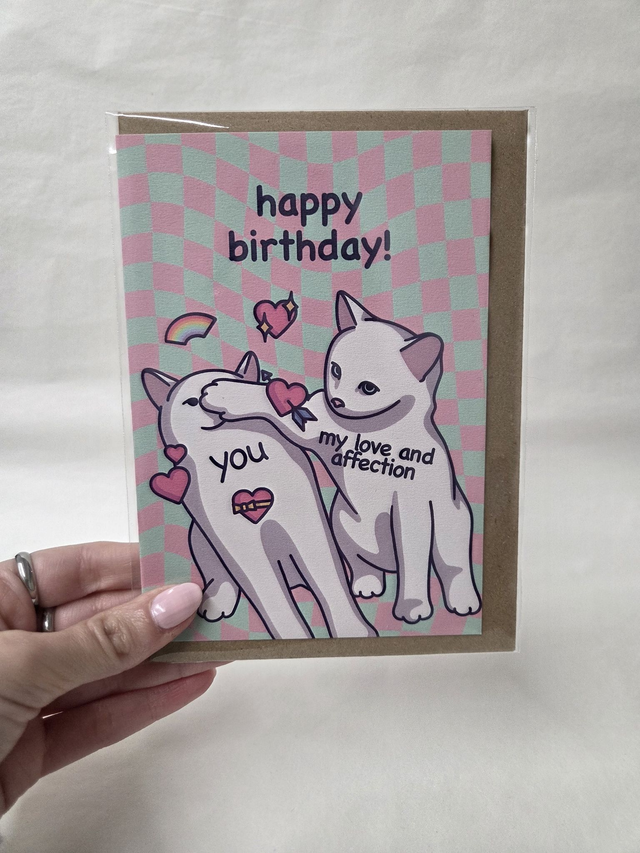 Happy Birthday, Love &amp; Affection Birthday Greetings Card - ST-011
