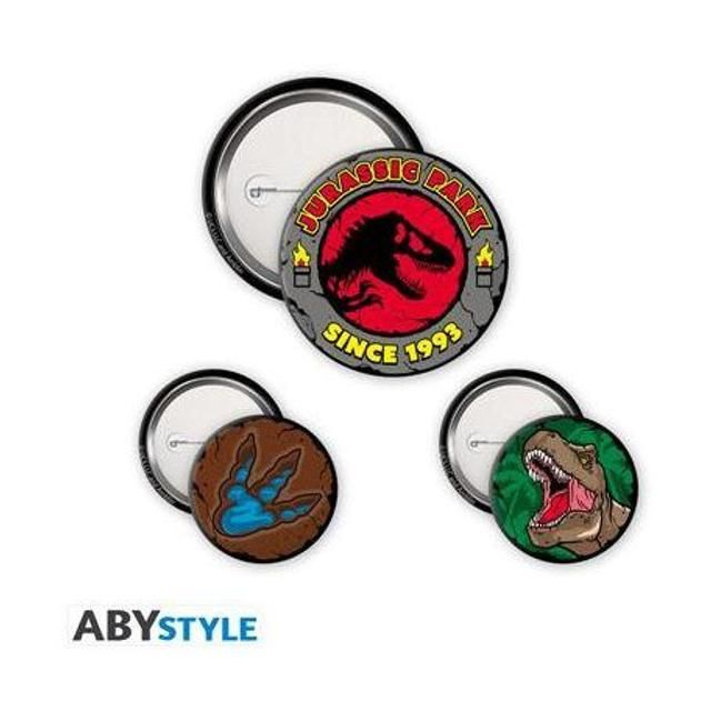 Jurassic Park: Badges Pack - Logo T-Rex