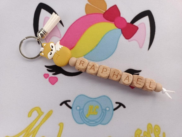 Porte clés 1 branche Renard