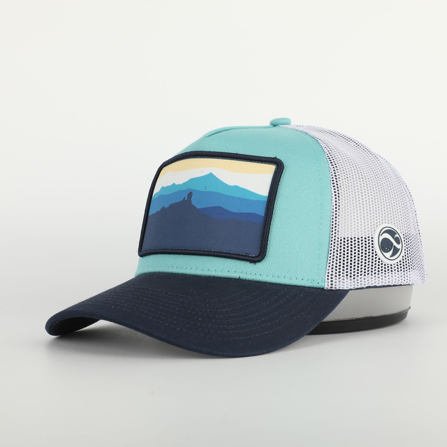 Gorra silueta cian