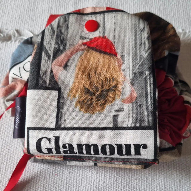 Trousse de maquillage ronde "glamour"