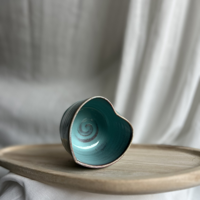 Herzbecher "bright blue"