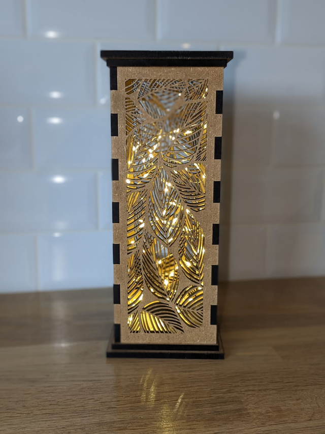 Lanterne à poser modèle feuille