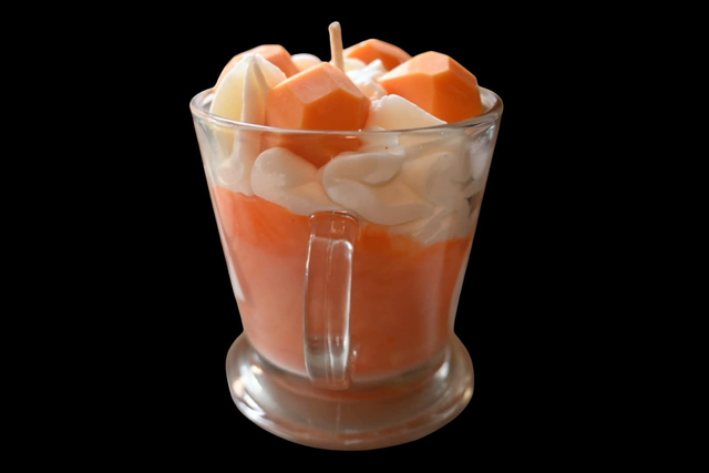 Bougie Caramel Crémeux de Noël – Ambiance Gourmande et Chaleureuse 🎄✨