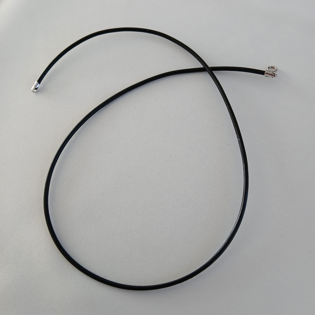 Heren ketting Leder 52 cm x 0,2 cm (3.044)