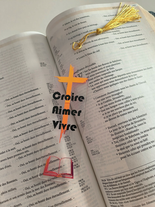Marque-page "Croire, Aimer, Vivre"