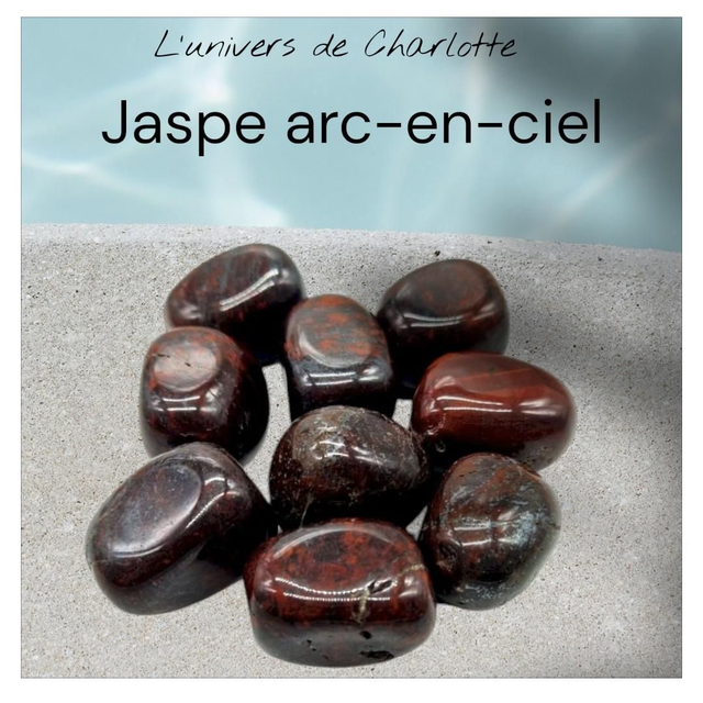 Pierre roulée &quot;Jaspe arc-en-ciel&quot;