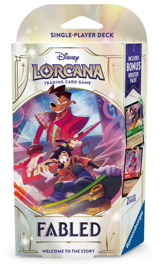 Ravensburger Disney Lorcana TCG: Fabled Emerald Ruby Starter Deck
