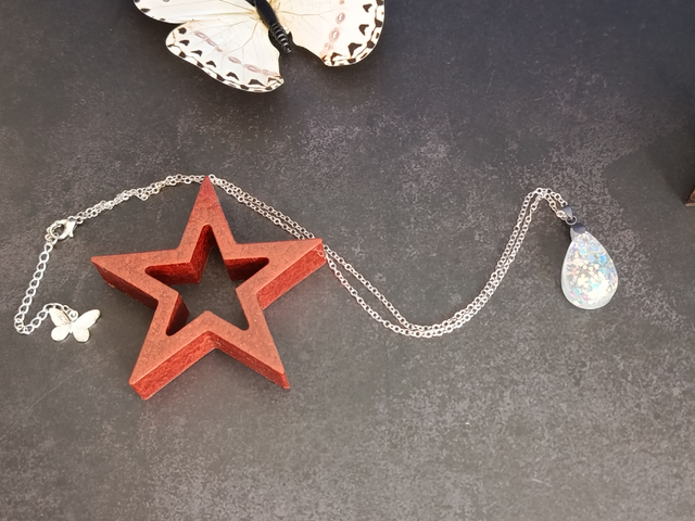 AstreLune – Collier "Goutte de Clarté Lunaire"