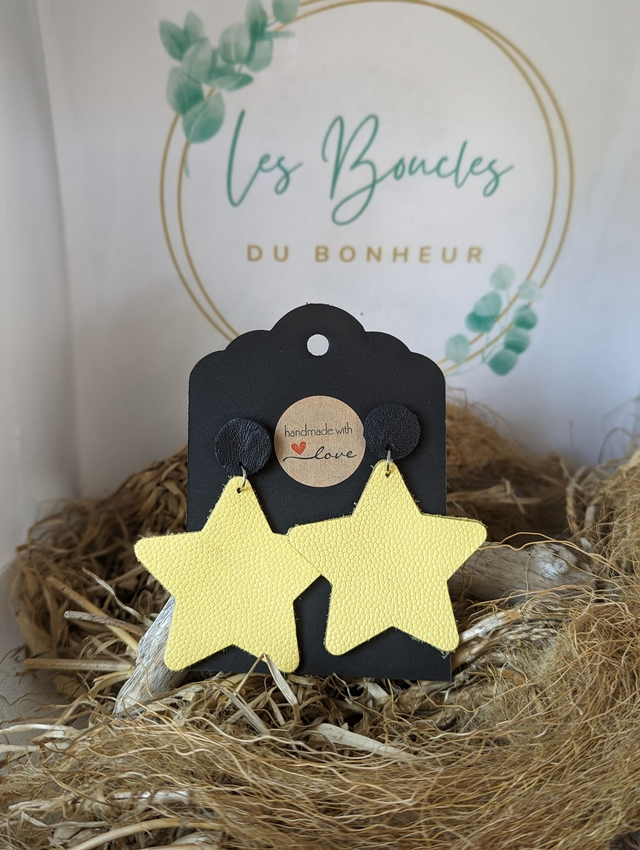 Boucles d&#039;oreilles Star s010
