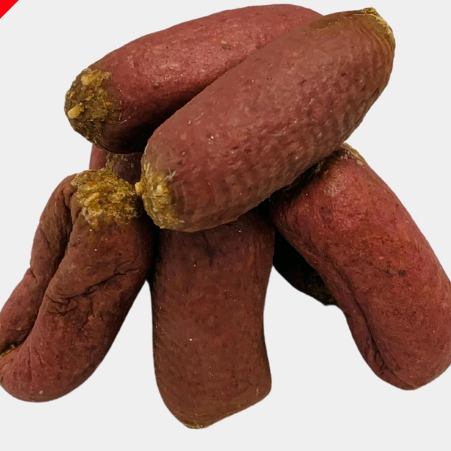 BEEF &amp; GARLIC SAUSAGES  x 6